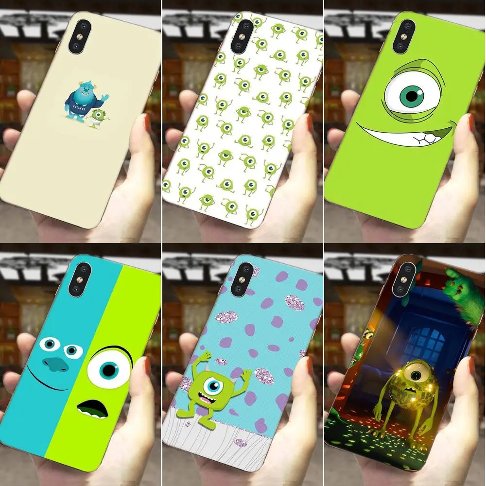 Силиконовый чехол для телефона с мультяшными монстрами Apple iPhone 4 4S 5 5C 5S SE 6 6S 7 8 11 Plus