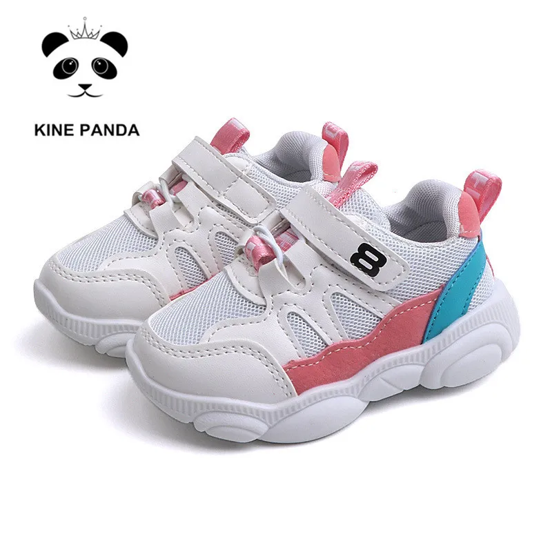 KINE PANDA/детская обувь для мальчиков 1, 2, 3, 4 лет, кроссовки для девочек, обувь для маленьких мальчиков и девочек, дышащая детская обувь с медведем