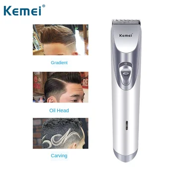 

DHL Kemei KM-1614 Rechargeable Hair Clipper Electric Cordless Hair Trimmer Pro Hair Cutting Machine Beard Trimer For Men