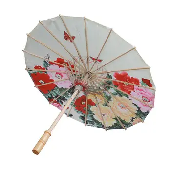 

DIY Chinese Style Floral Oil PaperUmbrella Art Painted ParasolProject Home Decor Accessories Decorative