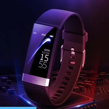 

V19 Smart Band ECG SpO2 Sleep Detection Smart Watch Heart Rate Tracker Bracelet IP68 Waterproof For Android iOS Xiaomi Huawei