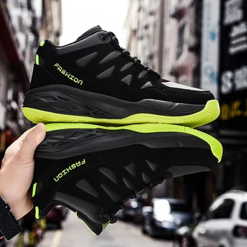 

Fashion Men Casual Shoes Sneakers Middle-top Men Shoes Comfortable Chunky Sneakers Tennis Shoes Adult Footwear Zapatos De Hombre