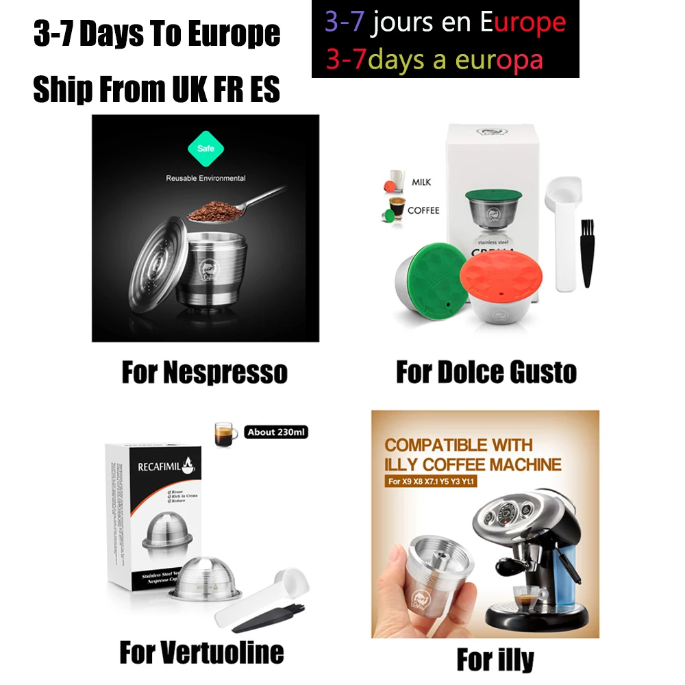 Coffee Capsules Ship From UK ES FR For 