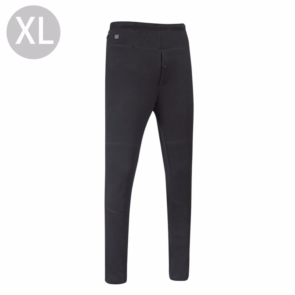 Men XL Зимние уличные походные брюки с подогревом, USB штаны с подогревом, спортивные Термолеггинсы с высокой талией, теплые штаны для мужчин и wo мужчин - Цвет: Men XL