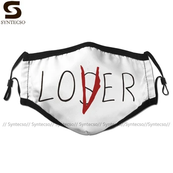

Loser Lover Mouth Face Mask Loser Facial Mask Cool Kawai with 2 Filters for Adult