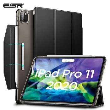 

ESR Case for iPad Pro 11'' 12.9' Inch 2020 Shock-Resistant Back Cover Magnetic Closure with Pencil Holder for 2nd/4th Generation
