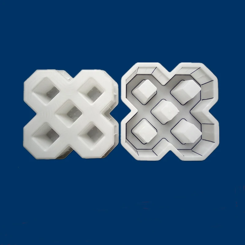 Outdoor Road Pavement Rubber Paving Mold Plastic Block Silicone Interlock Plaster Tile Plastic Paving Mould