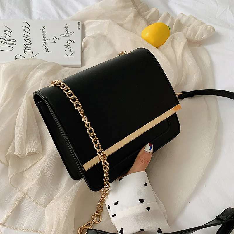 

New Chaozhou Korean version Baitao oblique Bag I small square bag with super-fire chain