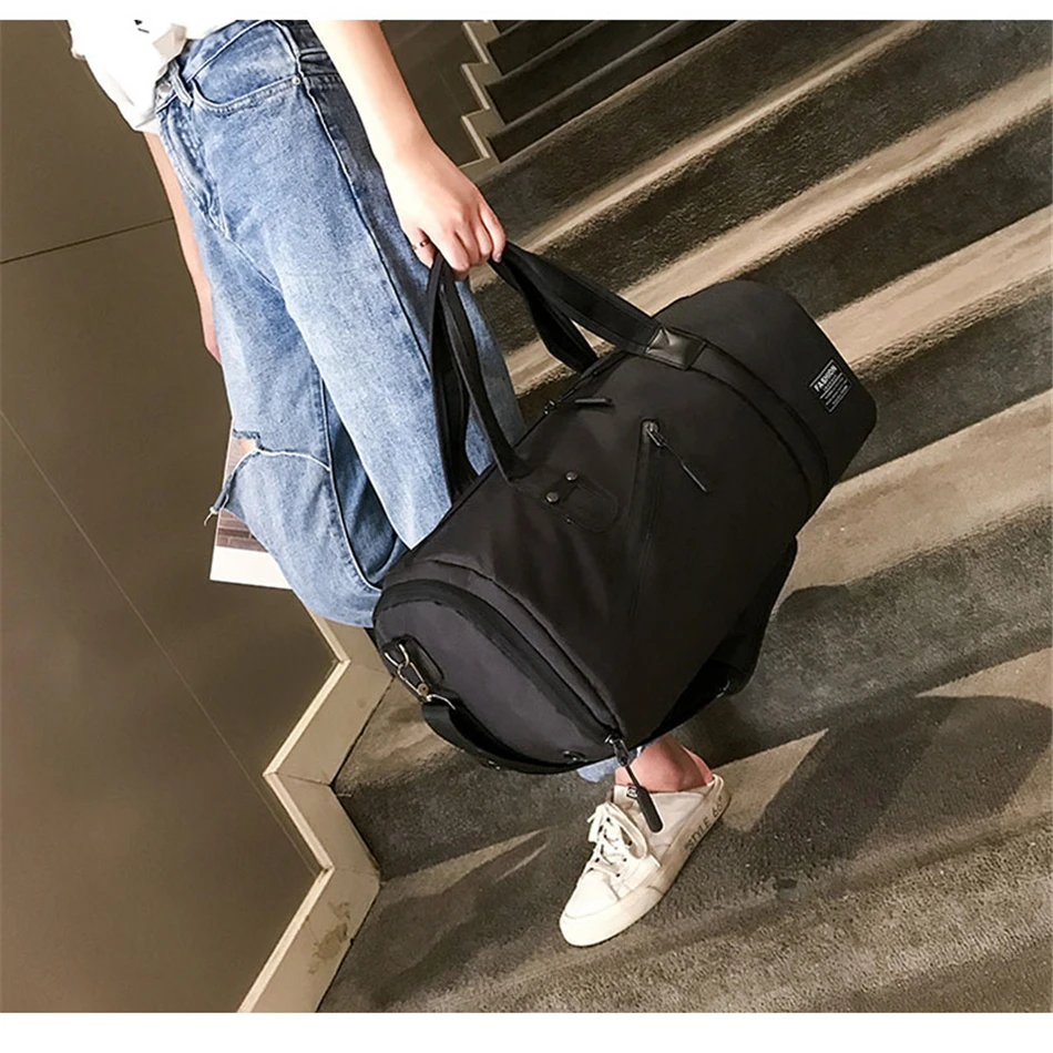 Dry wet Swimming Gym Bag Men Women Sports Yoga Mat Bags Fashion Fitness Training Sports Travel Outdoor Handbags For Shoes Pocket