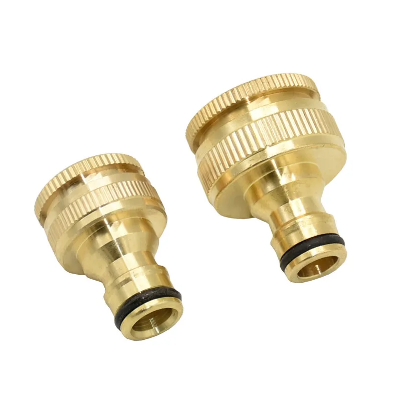 Male 1/2 3/4 Plumbing T type Connector Brass G1/2 G3/4 tee Water Splitter Threaded connector Pipe Fittings 1Pcs