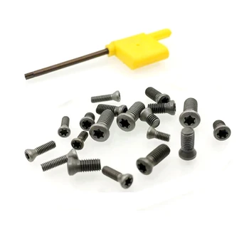 

10pcs Insert Torx Screw M1.6M1.8M2.5M3M4 for Carbide Inserts Lathe Tool & Screwdriver