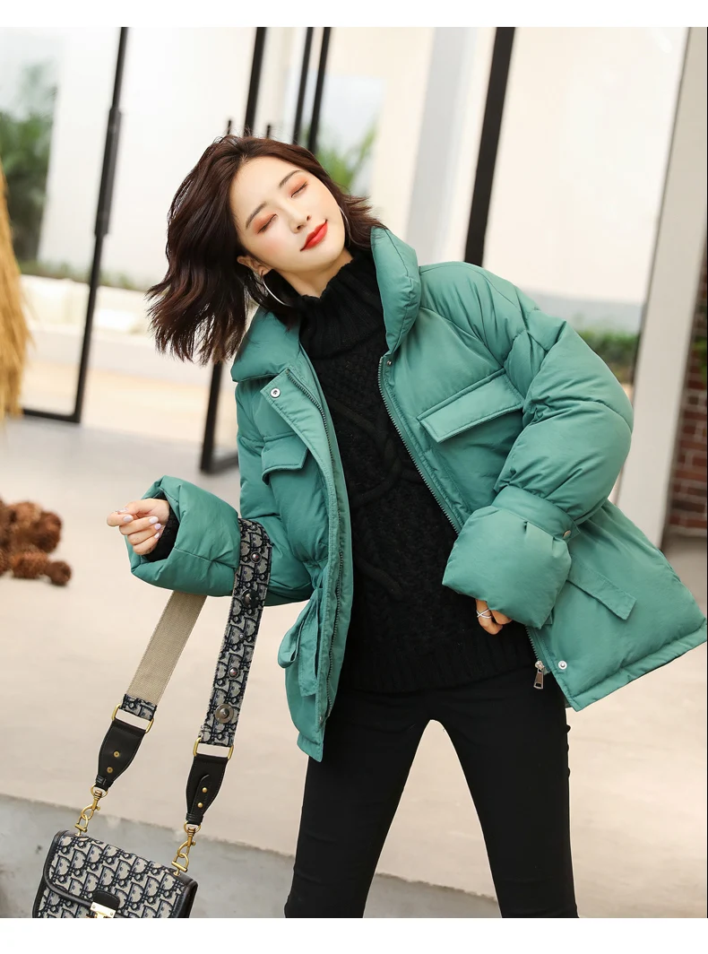 Winter Coat Women Stand Collar Female Jacket Winter Women Outwear Thick Warm Parkas Autumn Cotton Padded Chaqueta Mujer Invierno