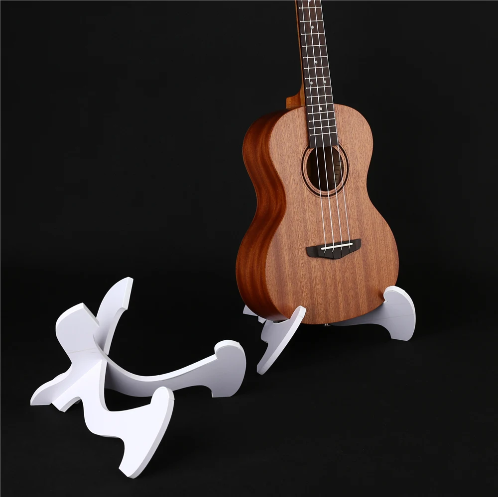 Абсолютно новый и легкий складной миниатюрная гитара укулеле стенд белая
