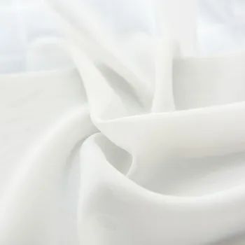 

Modern Minimalist White Chiffon Solid Color Online Celebrity Translucent Non-transparent People Window Screen Finished Product C