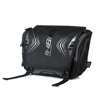 

INBIKE Waterproof Large Capacity Bicycle Front Bag Bike Handlebar Basket MTB Pannier Frame Tube Cycling Bag Black