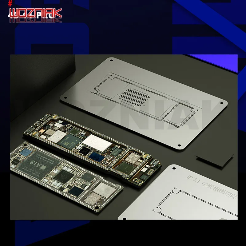 MECHANIC 3D 4D-11 PRO для iPhone 11/11 Pro/11 Pro Max 4D набор трафаретов для пайки BGA материнская плата средний слой посадки олова