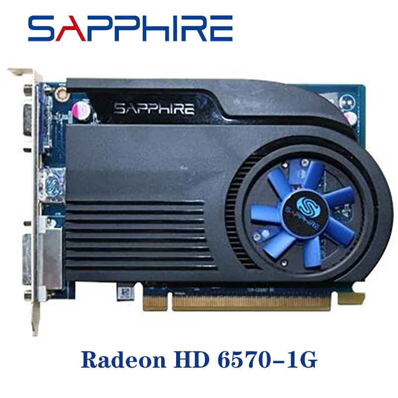 external graphics card for pc SAPPHIRE Radeon HD 7770 1GB Graphics Cards GPU For AMD HD7770 1G GDDR5 Video Cards PC Computer Gaming HDMI PCI-E X16 Used gpu computer