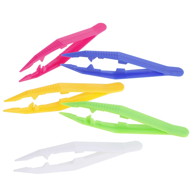 Promoción Pinzas de plástico duraderas para niños, juguetes para niños, bricolaje, accesorios de cuentas, herramienta de bricolaje aKwjMmepXlA
