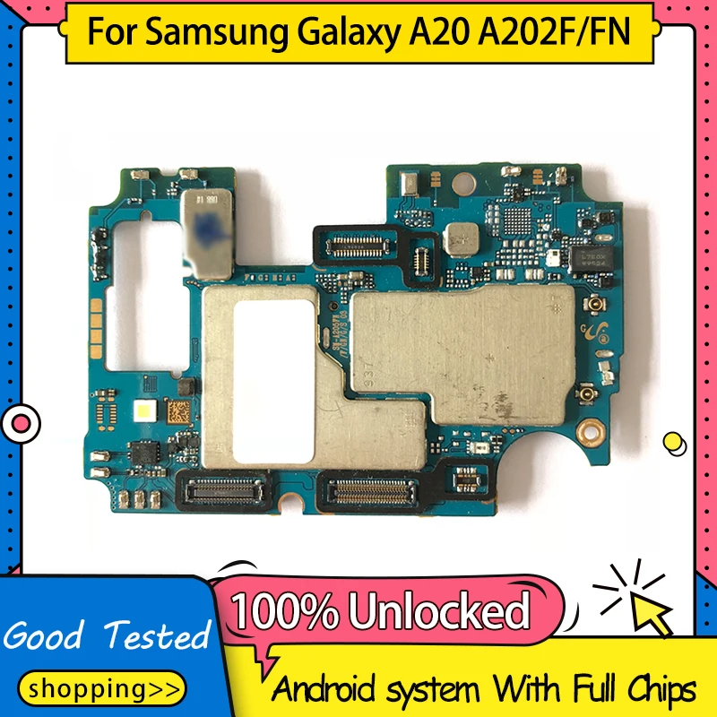 Оригинальная материнская плата TDHHX для Samsung Galaxy A20 A202F/FN с системой Android бесплатная