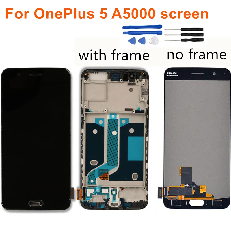

For Oneplus 5 A5000 LCD Display Touch Screen Digitizer For OnePlus 5 Dispaly For One Plus 5 1+5 A5000 LCDs