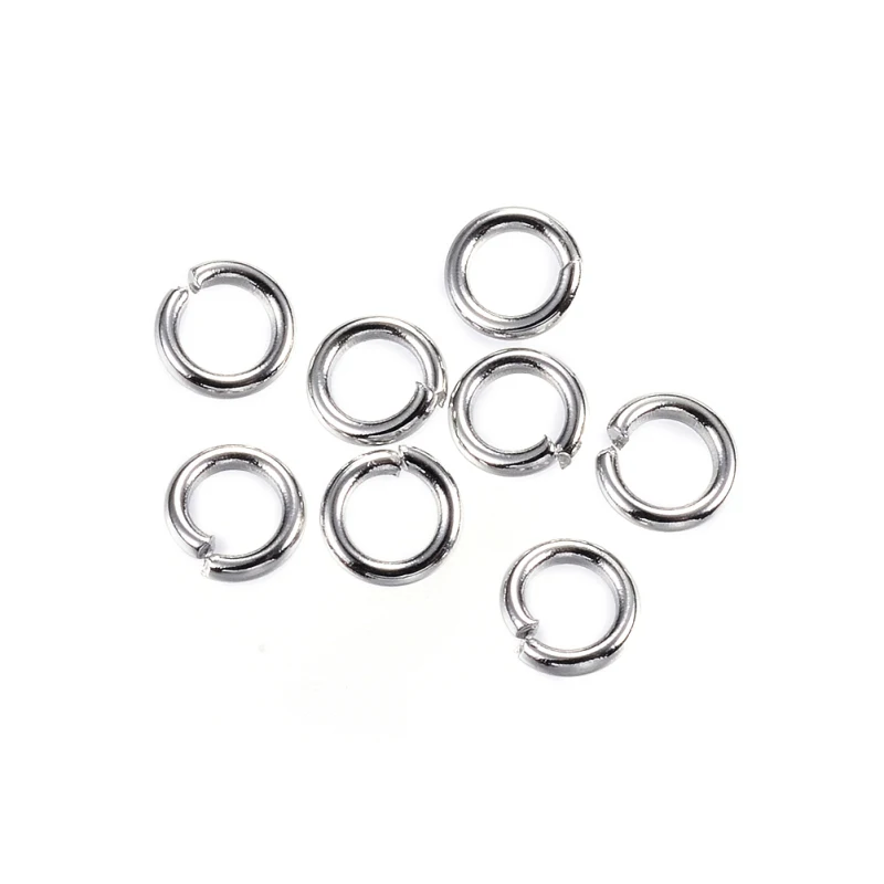 

304 Stainless Steel Jump Rings Close Unsoldered Jump Rings for Jewelry Accessories Lovers 4mm 5mm 6mm 7mm 8mm 9mm 10mm