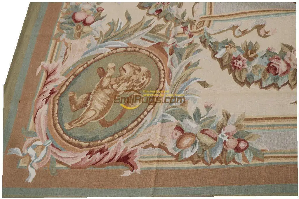 Шерсть aubusson ковры французская софа одеяло прямоугольник
