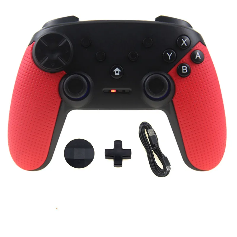 Профессиональный беспроводной геймпад с Bluetooth и джойстиком для Nintendo Switch Console и PC - Цвет: red 5028