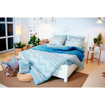 

Bed linen cotton 100%, flannel, ADT "Northern legend Blue"