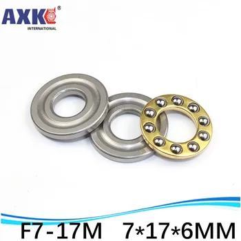 

500pcs/lot Free Shipping Axial Ball Thrust Bearings Plane Thrust Ball Bearing F7-17M (BA7 AKL7) 7*17*6 Mm Inch Bearing AXK Steel