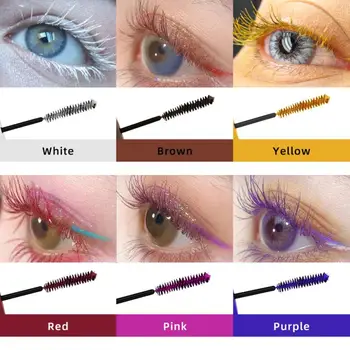 

6 Colors 4D Big Eye Mascara Black Mascara Eyelashes Lengthening Curling Eyelashes Makeup Waterproof TSLM1