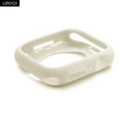 Candy TPU Bumper Case - Colorful Ultra - Thin Soft Protector - 46mm Series 10 11 (Vintage White)