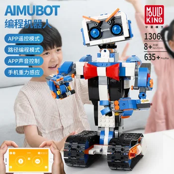 

13063 635pcs Mould King Technic Series Aimubot Model Building Blocks Bricks APP remote control children's toys