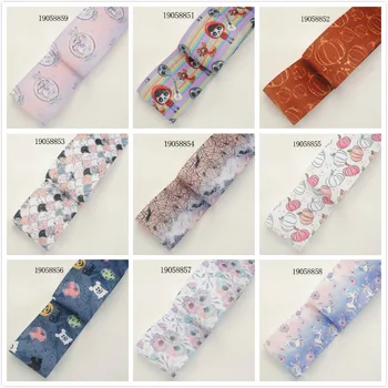 

Grosgrain/Satin Ribbon 5 Yards Thermal Transfer Printed 25mm/38mm/50mm/75mm for DIY Gift Pack Decorations