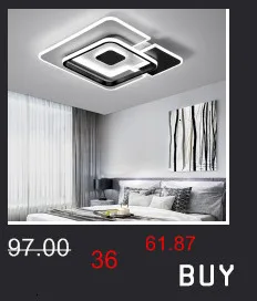 Современные светодиодные потолочные лампы для гостиной, спальни, дома, потолочное освещение, светильники AC85-265V, алюминиевый белый/черный потолочный светильник