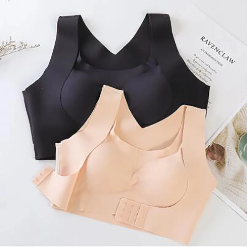

1pcs/2pcs/3pcs Women Bras For Women Push Up Bra Posture Corrector Bralette Front Closure Female Underwear Cross Back Tops