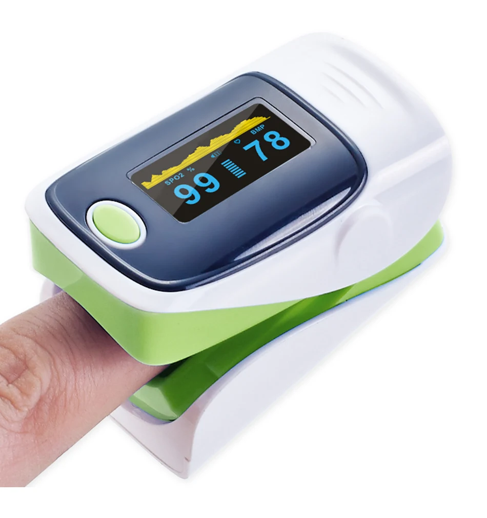 

Finger Oximeter Portable Medical Equipment Blood Oxygen Saturation OLED Saturometro Home Heart Rate Monitor Pulsoximeter
