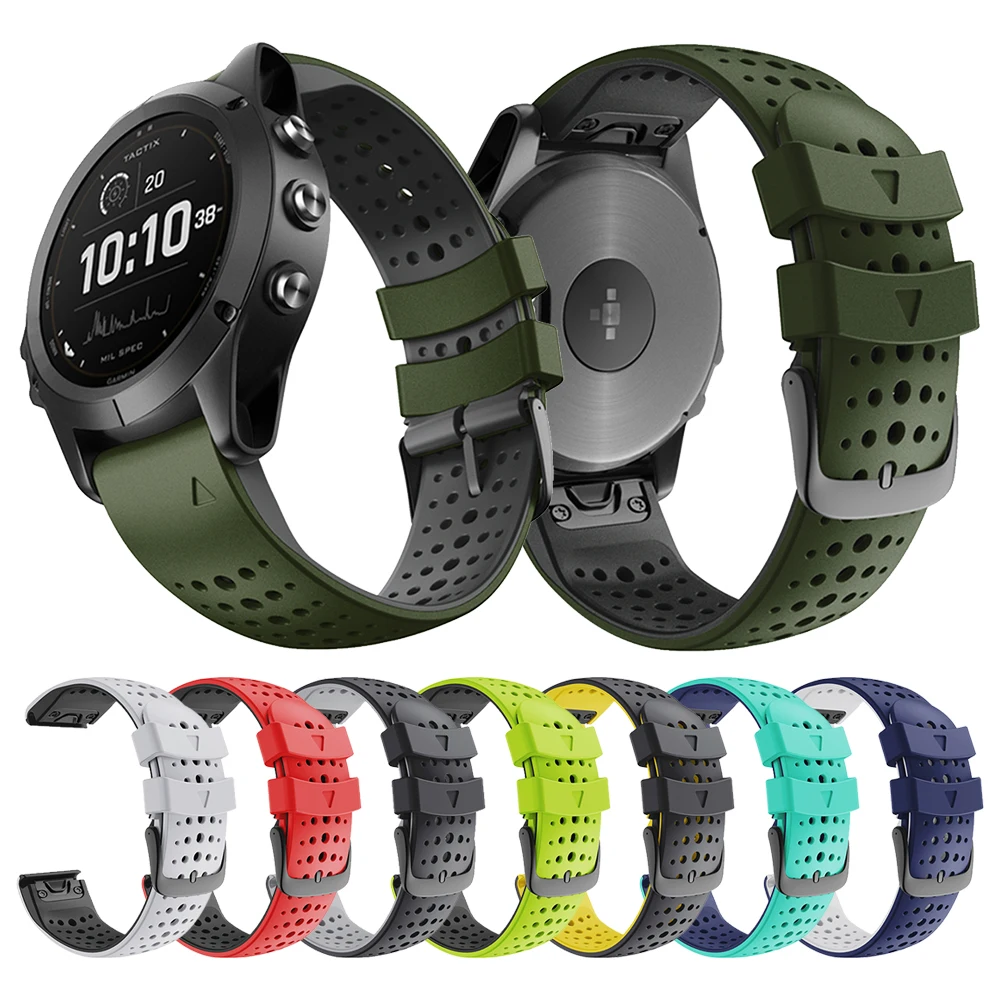 Cinturino In Silicone 22Mm Quick Fit Per Cinturino Garmin Fenix 6 Fenix6 Gps Cinturino Easyfit Per Cinturino Garmin Marq/Fenix 5