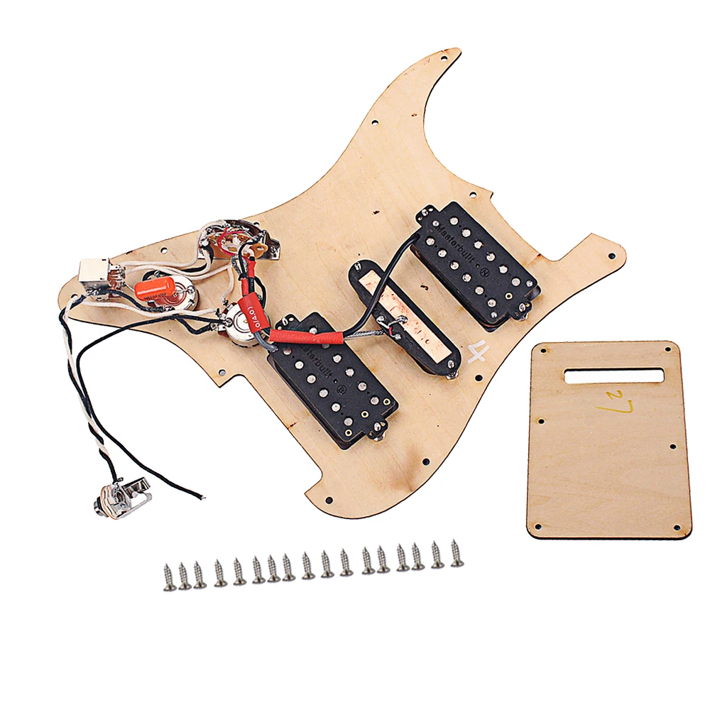 Prewired электрогитара Pickguard HSH Humbuckers комплект звукоснимателей