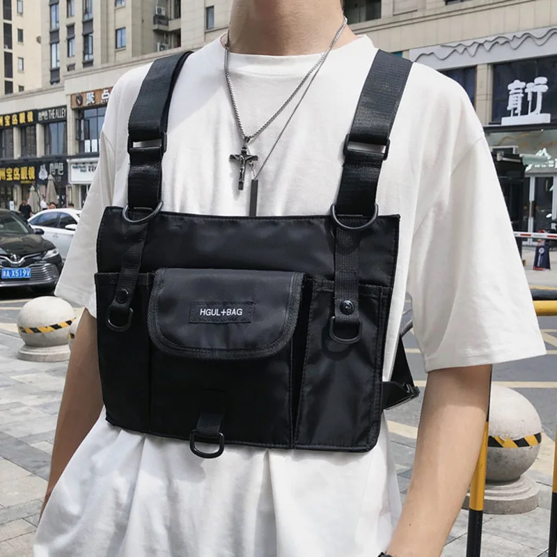 

Alyx Tactical Bag Vest Shoulder Bag Hip Hop Streetwear Bag Unisex Chest Rig Bags High Capacity Kidney Tactical Chest Bag For Men