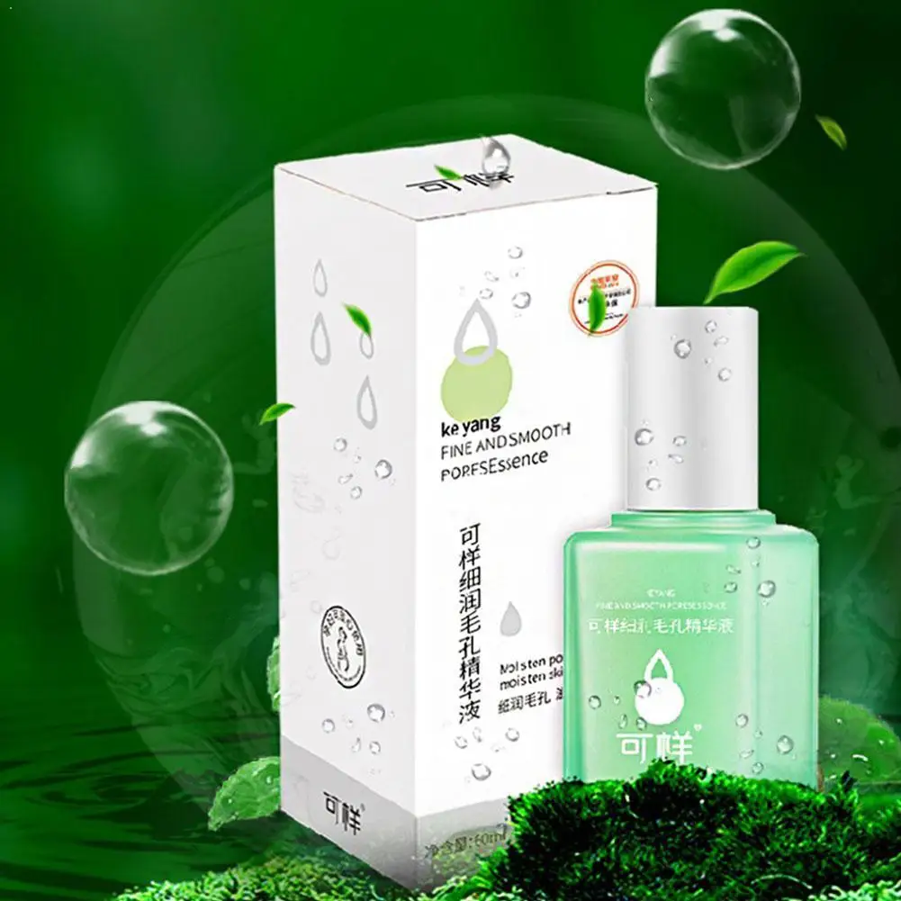 

60ml Shrink Pores Serum Pore Tightens Refining Moisturizing Skin Acne Essence Cleaning Smoothing Treatment Care Deep D0I5