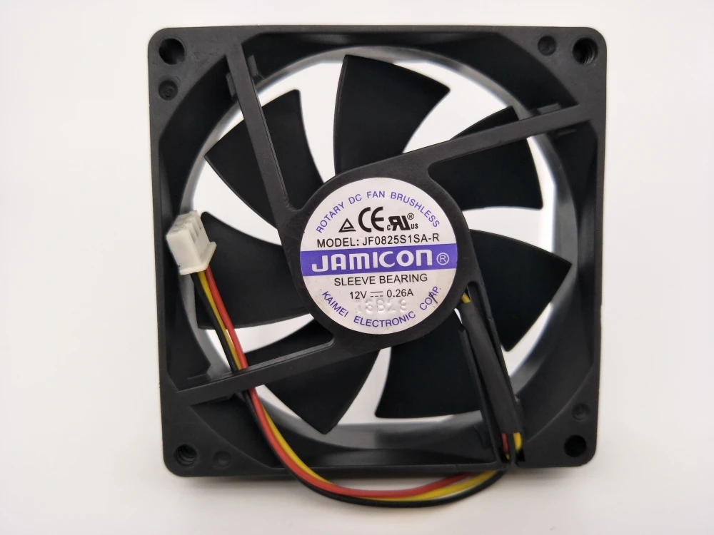 New 12V 0.34A UPS fan JF0815S1UR-R 8015 8cm cooling fan 
