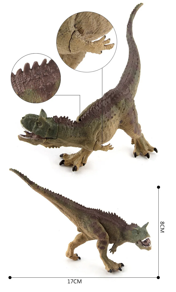 Твердая модель быстрый и яростный Дракон помощь отношение двойной Guanlong Юрского периода серии динозавров модель игрушки Amazon EBay тепловой