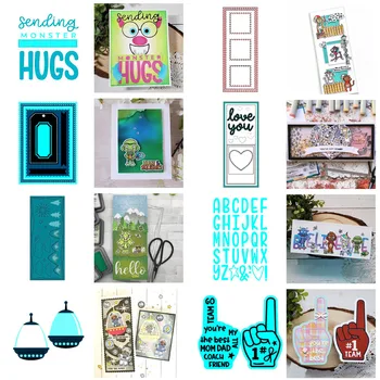 

Card Envelope Alphabet Love XO Starry Skies Coverplate Background Frame Metal Cutting Dies for DIY Scrapbooking Cards Craft Die