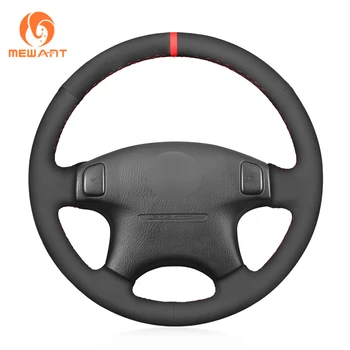 

MEWANT Black Suede Car Steering Wheel Covers Braids for Honda Accord 6 Odyssey Acura CL MDX 1998 1999 2000 2001-2002