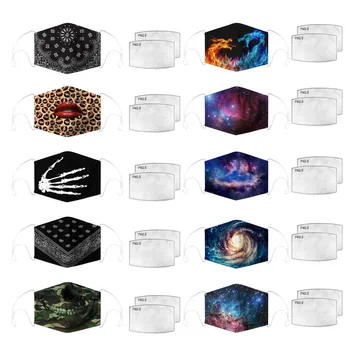 

10pc Adult Windproof Foggy Haze Mask With Mask Gasket Face Mask Mascarilla Cycling Earloop Breathable Adjustable Face Cover