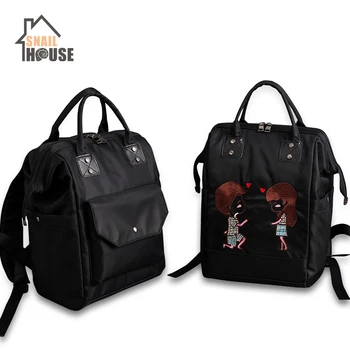 

Snailhouse Fashion Diaper Bag Backpack For Moms Maternity Baby Bottle Bag For Baby Care Nappy Nursing Bag for Travel Stroller