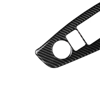 

4pcs Window Panel cover Carbon fiber Set Lift Control Protective Accessories