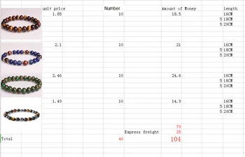 

40Pcs custom bracelets