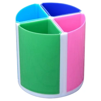 

High Quanlity-Creative Personality Combination Multifunctional Rotating Pen Holder Color Desk Pen Holder Office Stationery Stora