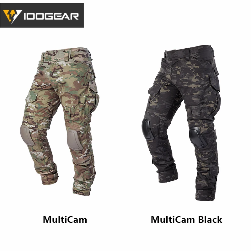 IDOGEAR Gen2 боевые штаны с наколенниками BDU мягкие тактические брюки по Мультикам для
